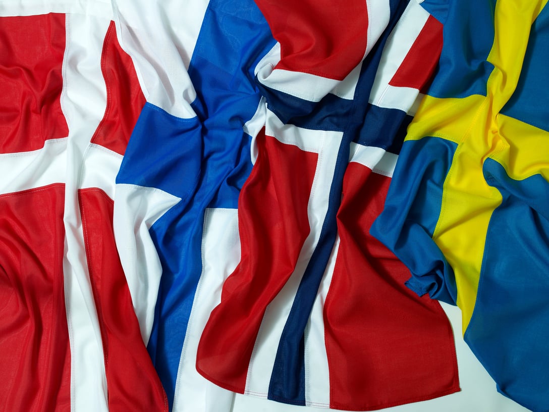 Nordic flags